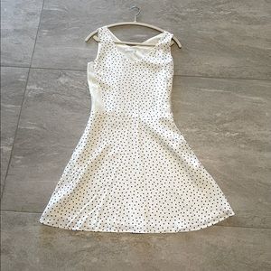 Promod lace insert polka dot dress